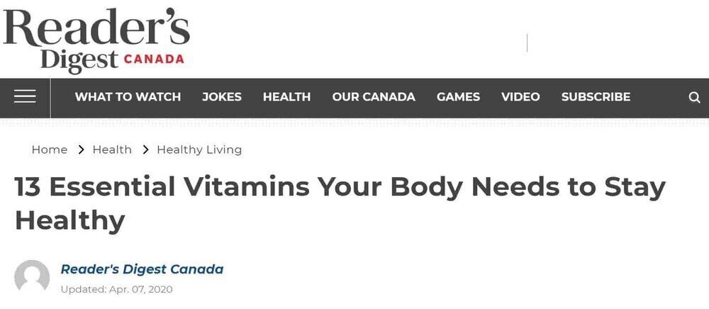 Essential vitamin