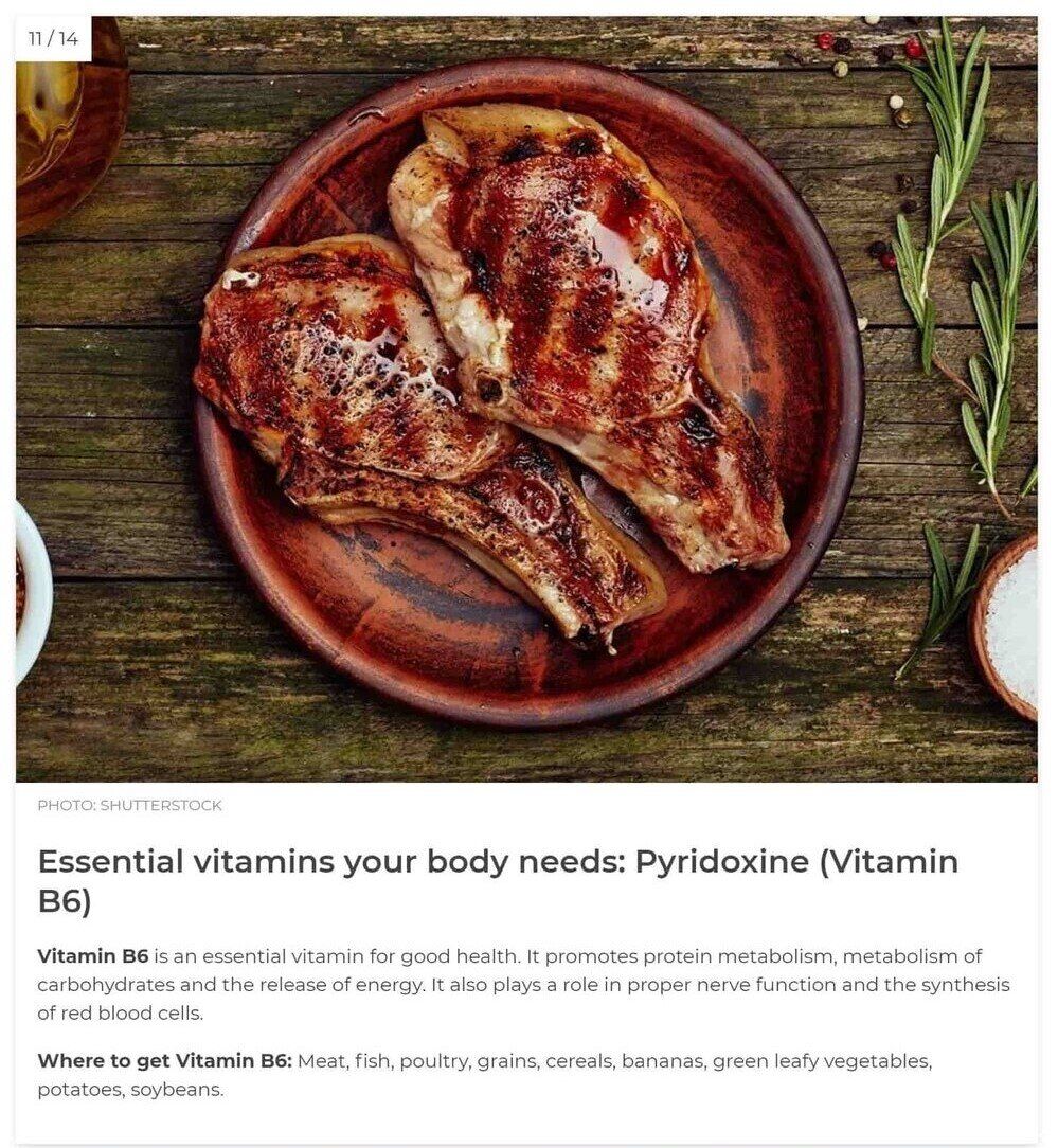 Essential vitamin b6